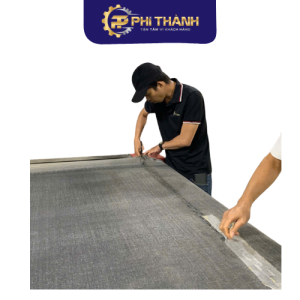 Thay thế băng tải nỉ của máy cắt dao CNC