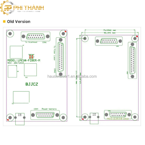 Bo mạch điều khiển máy khắc laser sợi quang