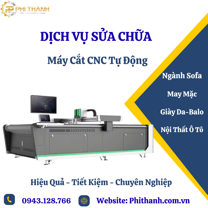 Sửa Chữa Máy Cắt CNC Toàn Quốc Kỹ Thuật Giỏi, Linh Kiện Chuẩn